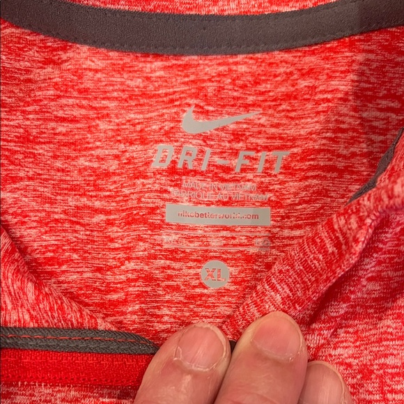 NWT XL Nike Heather Red Georgia Bulldogs Quarter-Zip Pullover LL33 - Picture 4 of 8